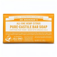 Dr Bronner Castile Bar Soap Citrus 140g 