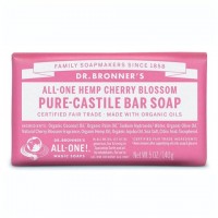 Dr Bronner Castile Bar Soap Cherry Bloss 140g 