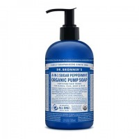 Dr Bronner 4in1 Pump Soap Peppermint 355ml 