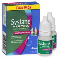 Systane Ultra Lubricant Eye Drops Twin Pk 2x10ml 