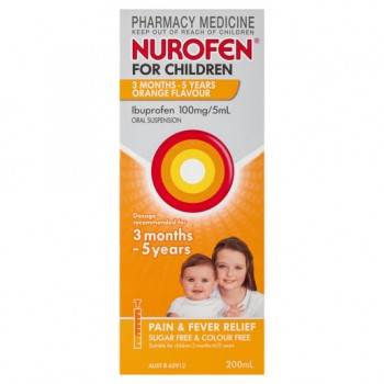 Nurofen Children 1-5 Years Orange 200ml 