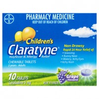 Claratyne Children's Chewable Tablets Grape 10 Tab