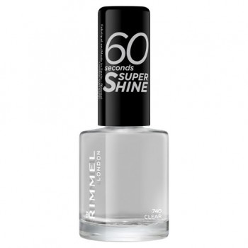 Rimmel London 60 Seconds Super Shine Nail Polish #740 Clear 8ml  
