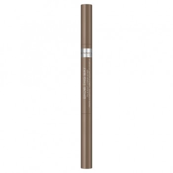 Rimmel London Brow This Way 2 In 1 Fill & Sculpt Eyebrow Definer - Light Brown 002  