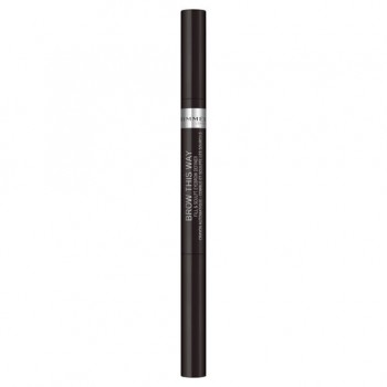 Rimmel London Brow This Way 2 In 1 Fill And Sculpt Black  