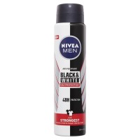 Nivea Men Antiperspirant Spray Blk/Wht Max Protect 250ml 