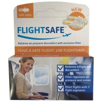 Flightsafe Anti-Pressure Ear Plugs - Adult 1  Pair 