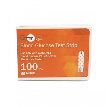 Gluco Key Blood Glucose Test Strips 100 