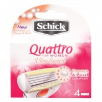 Schick Women Quattro Cartridges 4 pk