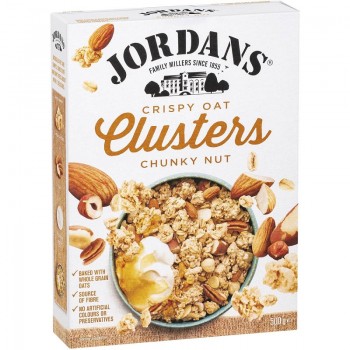 Jordans Chunky Nut Crispy Oat Clusters Review, Breakfast cereals  comparison