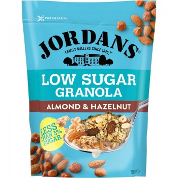 Jordans Low Sugar Granola Almond & Hazelnut 500g 