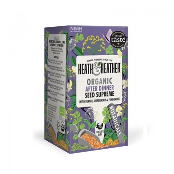 Heath and Heather Organic After Dinner Seed Supreme 20 Tea Bags  