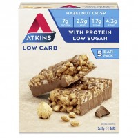 Atkins Low Carb Hazelnut Crisp Bar 5Pk 