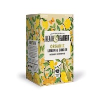 Heath and Heather Organic Lemon And Ginger 20 Tea Bags  