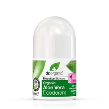 Dr Organic Roll-On Deodorant Organic Aloe Vera 50ml 