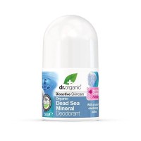Dr Organic Roll-On Deodorant Organic Dead Sea Minerals 50ml 