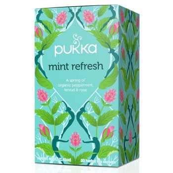 Pukka Mint Refresh Organic Herbal Tea 20 Tea Bags 