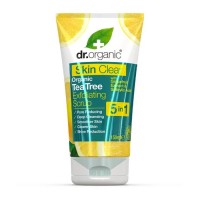 Dr Organic Exfoliating Face Scrub Skin Clear - Organic Tea Tree 150ml 