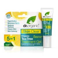 Dr Organic Treatment Gel Skin Clear - Organic Tea Tree 10ml 