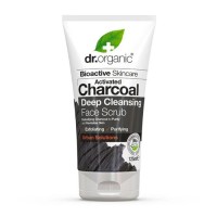 Dr Organic Face Scrub Activated Charcoal 125ml 