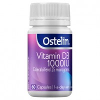 Ostelin Vitamin D 25mcg (1000IU) 60 Cap