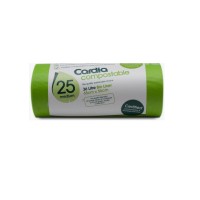 Cardia 36Ltr Garbage Bin Liners 100% Compostable 25 Bags  