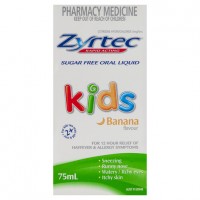 Zyrtec Kids 12h Antihistamine Banana 75ml 
