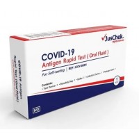 JusChek SARS-CoV-2 Antigen Rapid Test (Oral Fluid) - COVID-19 RAT 1 Test 