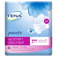 Tena Pants Women  Discreet Medium 8 