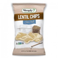 Simply 7 Lentil Chips Sea Salt 113g 