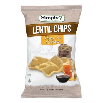 Simply 7 Lentil Chips Honey Soy Chicken 113g 
