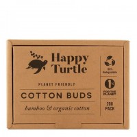 Happy Turtle Cotton Bamboo Buds Box 200s 