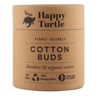 Happy Turtle Cotton Bamboo Buds Tub 200s 