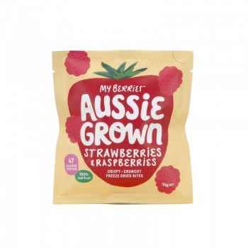 My Berries Aussie Grown Dried Strawberries/Raspberries 14g 