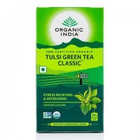 Organic India Tulsi Green 25 Tea Bags 