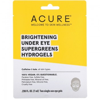 Acure Brightening Under Eye Supergreens Hydrogels 7ml 