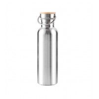 busybee Insulated Flask Stainless Steel with Bamboo lid 500ml 