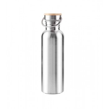 busybee Insulated Flask Stainless Steel with Bamboo lid 500ml 