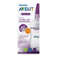 Avent Natural Baby Bottle 1m 260ml 