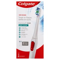Colgate ProClinical 250R Deep Clean Rechargeable Electric Toothbrush with 2 Brush Heads  