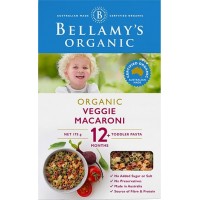 Bellamy's Organic Veggie Macaroni 12+ Months 175g 