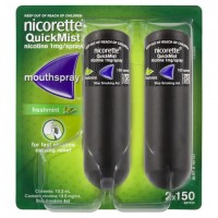 Nicorette QuickMist 2x150 Sprays Freshmint 2x13.2ml 