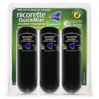 Nicorette QuickMist 3x150 Sprays Fresh Mint 3x13.2ml 