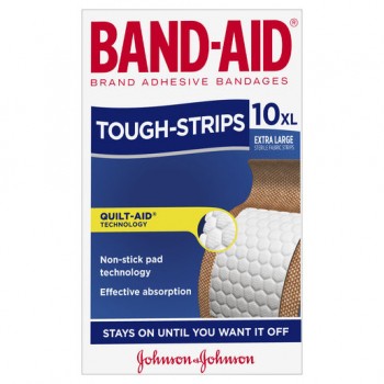 Band-Aid Tough Strips Fabric XL 10pk 