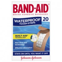 Band-Aid Waterproof Tough-Strips 20 