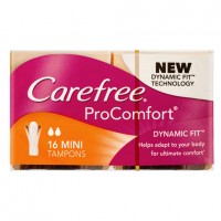 Carefree ProComfort Tampons Mini 16 