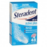 Steradent Denture Cleansing Tablets Express Active Plus 48 Tab