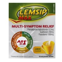 Lemsip Max All in One Symptom Relief Oral Powder Lemon 10 