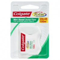 Colgate Total Mint Waxed Dental Floss 100m 