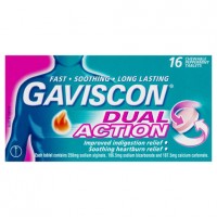 Gaviscon Dual Action Heartburn & Indigestion Relief 16 Tab